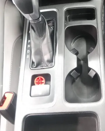 The same console and cup holders after cleaning