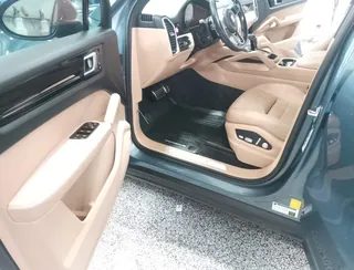 Porsche Cayenne: driver's door and seat